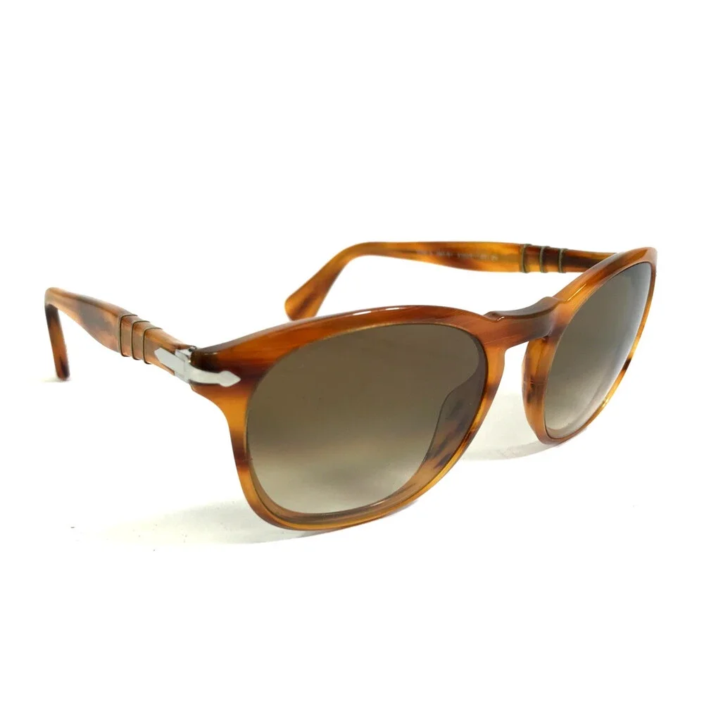 Persol Sunglasses 3056-S 960/51 Brown Orange Frames with Brown Gradient Lenses